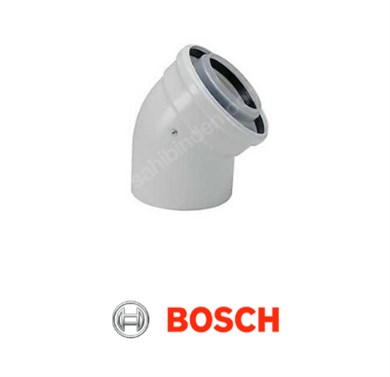Bosch 45 Derece Yoğuşmalı Baca Dirseği
